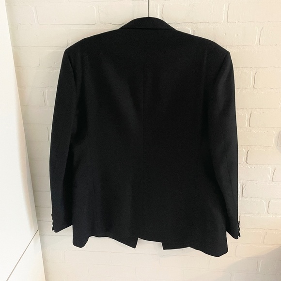 Vintage G. Brabant Men’s Blazer Black Double Breasted Classic Formal Wool Sz 44S - Picture 9 of 11